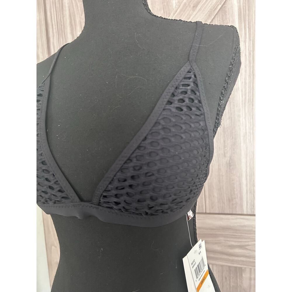 NWT Becca Luna Bralette bikini top black small - Picture 4 of 8